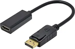 Адаптер STLab DisplayPort Male - HDMI Female, 1080P чорний (U-996)