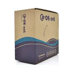 Кабель мережевий OK-Net FTP cat.5e, 305м (F/UTP-cat.5E-SL) (КПВЭ-ВП (100) 4\*2\*0.46) - мініатюра 2