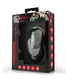 Миша MUSGW-6BL-01 бездротова, Black, RGB-підсвічування, 3200 dpi, USB Gembird teh0033396 - мініатюра 3