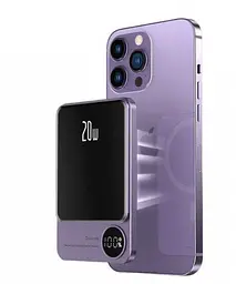 Портативна батарея iSpace Q9 MagSafe Battery 20W 10000mAh Purple - мініатюра 4
