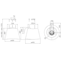 Витяжка Elica JUNO WH/F/50 - мініатюра 6
