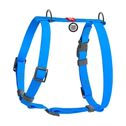 Шлея для собак WAUDOG Waterproof анатомічна Н-подібна S блакитна (32942)