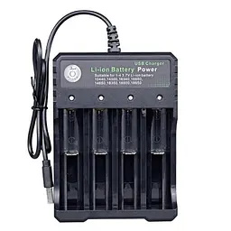 Зарядний пристрій на 4 слоти BMAX Charger Black (11011)