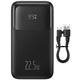 Зовнішній акумулятор Baseus Power Bank Comet Series Triple-Cable 20000mAh 22.5W (PPMD2-20) Black - мініатюра 3