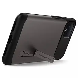 Чохол протиударний із підставкою Spigen Slim Armor для Google Pixel 4 (5.7") F26CS27535 Gun Metal - мініатюра 2