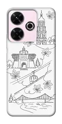 TPU чохол Demsky Kyiv spirit для Xiaomi Redmi 13 4G / Poco M6 4G