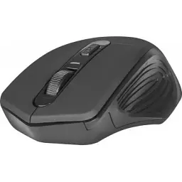 Миша бездротова Defender Datum MB-345, чорний, USB, оптична, 800/1200/1600 dpi, 4 кнопки, 2xAAA (52345)