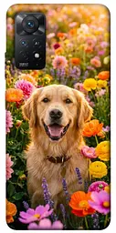 TPU чохол Demsky Flowery labrador для Xiaomi Redmi Note 11 Pro 4G/5G