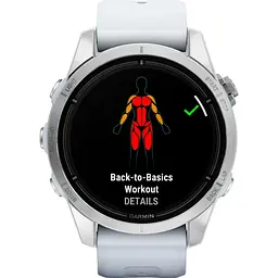 Смарт-годинник Garmin Epix Pro Gen 2 42mm Silver w. Whitestone Band (010-02802-00/01) - мініатюра 8