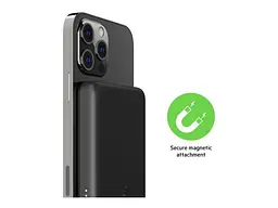 Зовнішній акумулятор (павербанк) Belkin MagSafe 2500mAh Wireless Power Bank black (BPD002BTBK) - мініатюра 7