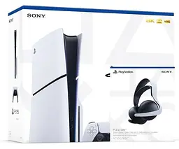 Ігрова консоль Sony PlayStation 5 Slim 1Tb + бездротова гарнітура PULSE Elite White + чохол - мініатюра 2