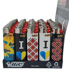 Запальнички Bic J23 Вишиванка блок 50 шт