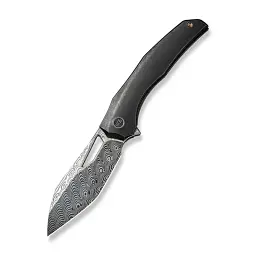 Ніж складаний туристичний WE Knife Ignio Mystery Box Ignio Mystery Box, (8.39 см) Damasteel (Hakkapella) / 6AL4V Titanium чорний