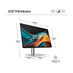 Монітор HP S7 Pro 724pf (8X530AA) - мініатюра 10