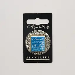 Акварельна фарба Sennelier, полукювета, S2, Ультрамарин світлий (Ultramarine Light)
