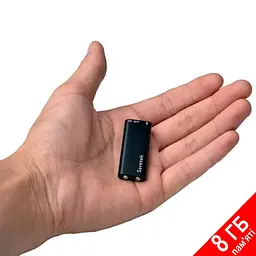Міні диктофон Savetek GS-R01s, 8 Гб пам'яті, активація запису голосом VOX, до 96 годин запису (R01-8) - мініатюра 2