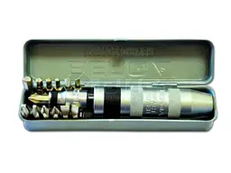 Викрутка BERG ударна 13 насадок + металевий футляр, Cr-V арт.47-411