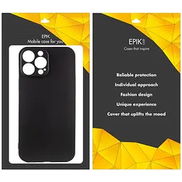 Чохол Epik TPU Black Full Camera для Apple iPhone 15 Pro Max 6.7" Чорний - мініатюра 3