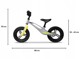 Біговел Lionelo Bart Tour grey stone сірий (LOE-BART TOUR GREY STONE) - мініатюра 6