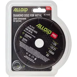 Диск алмазний по металу Alloid Building Tools 125 мм (DS-15125) - мініатюра 4