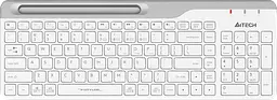 Клавіатура бездротова A4Tech Fstyler FBK25 White