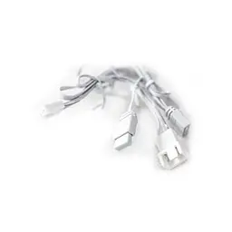 Вентилятор GTL Warp 120 мм White (GTL-120WL1W ARGB) - мініатюра 4