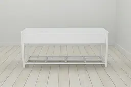Банкетка з ящиком Ferrum-decor Дрейк 1 550x1000x400 метал Білий ДСП Білий 16 мм (FRD-103052) - мініатюра 4