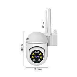 IP-камера поворотна XON SmartCam Wi-Fi 1080P (UCWEW21VW 7409) Біла - мініатюра 5