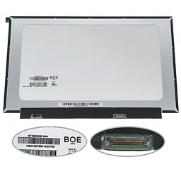 Матриця 15.6 NT156WHM-N44 (1366*768 30pin(eDP) LED SLIM(без планок та вушок) матова роз'єм праворуч знизу) ширина 350мм