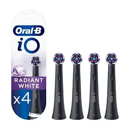Насадки для електричної зубної щітки Oral-B iO RB WB Radiant White Чорні (4)