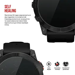 Гідрогелева плівка на годинники Garmin Fenix 7X Solar ArmorStandart захисна плівка для смарт годинників прозора (ARM85996) - мініатюра 3