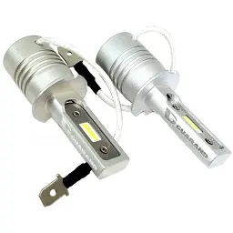 Комплект світлодіодних ламп Guarand V12X H3 CSP 5500k 6000Lm 40w 12-24v - мініатюра 4