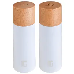 Набір для спецій Bergner Naturally, для солі та перцю 2 предмета (BG-48518-WH)
