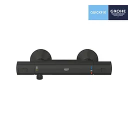 Змішувач термостатичний для душу Grohe QuickFix Precision Start 345942430, Чорний матовий - мініатюра 3