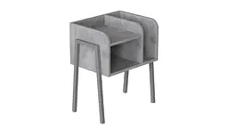 Тумба модульна Ferrum-decor Амелі 540x450x320 сірий ДСП Бетон 16 мм (FRD-103023) - мініатюра 2