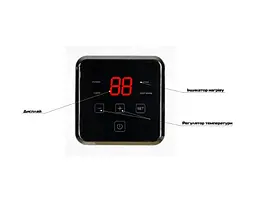 Водонагрівач Mixxus EWH-14050 CUBE WET(Н) 50 л, 2,0 кВт, "мокрий" ТЕН, горизонтальний, квадратний, білий (WH0614) - мініатюра 3