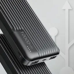 Зовнішній акумулятор PowerBank 10000 мА·год, LENYES PX161 / Портативний акумулятор / Повербанк для телефона / УМБ - мініатюра 7