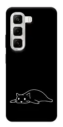 TPU чохол Demsky Lazy cat для Infinix Hot 50 4G