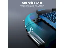 Кишеня зовнішня Vention KPKH0 NVMe PCIe M.2 to USB 3.2 Space Gray - мініатюра 9