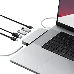 Адаптер Satechi Aluminum USB-C Pro Hub Mini Adapter Space Gray (ST-UCPHMIM) - мініатюра 4