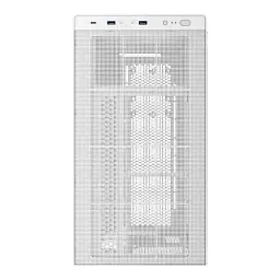 Корпус Aerocool Stormfront Mini-G-WT-v1 White, Mini Tower, без БЖ, для Micro ATX, Mini ITX, кількість відсіків: 2.5"(5шт)/3.5"(2шт), USB-С/2xUSB 3.0, макс. довжина відеокарти 370 мм, бічна панель із загартованого скла, сталь SPCC 0.7 мм (ACCM-ES10003.21) - мініатюра 4