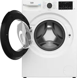 Пральна машина Beko фронтальна, 9кг, 1400, A+++, 55см, дисплей, SMART, ПАР, інвертор, білий (B3WFU5943W) - мініатюра 4