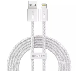 Кабель Baseus Dynamic Series Fast Charging Data Cable USB to Lightning 2.4A 1m White