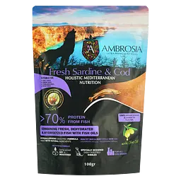 Набір дегустаційного сухого корму для собак Ambrosia Mediterranean 600 г (6 шт. х 100 г) - мініатюра 6