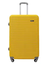 Валіза велика L ABS-пластик Milano bag 004 75,5×50×33,5см 105л Жовтий