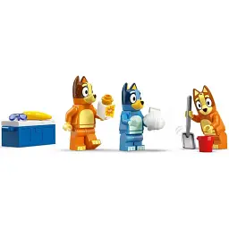 Конструктор LEGO Bluey Пляж і сімейна поїздка на автомобілі Блуї 133 деталі (11202)   - мініатюра 4