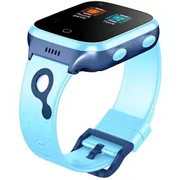 Наручний смарт-годинник дитячий K9 з функцією телефону 4G і GPS / WiFi Blue (16414) - мініатюра 4