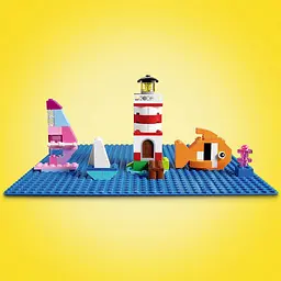 Конструктор LEGO Classic Базова пластина синього кольору 1 деталь (11025) - мініатюра 3
