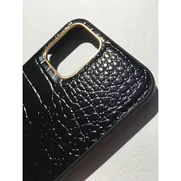 Протиударний чохол iDeal of Sweden Atelier MagSafe для iPhone 12 Pro (6.1") Neo Noir Croco - мініатюра 7