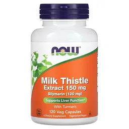 Натуральна добавка NOW Silymarin Milk Thistle 150 mg, 120 вегакапсул